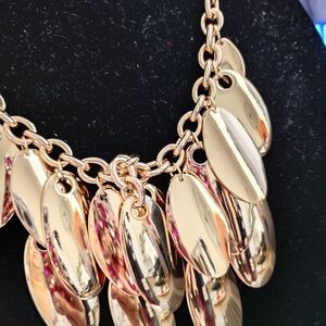 INC International Concepts Gold Disc Necklace